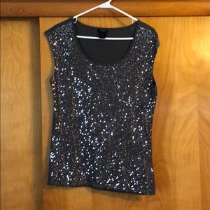Women’s Ann Taylor sequin t-shirt.